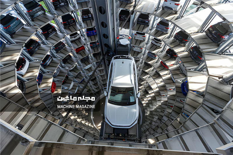 پارکینگ مکانیزه فوق هوشمند فولکس‌واگن