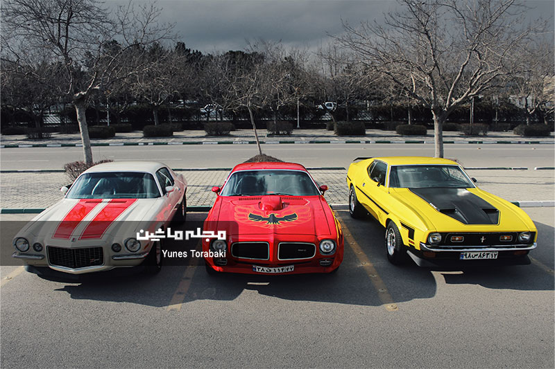 پونتیاک ترنس ام مدل 1973، کامارو مدل 1973 و فورد موستانگ مک وان 1972