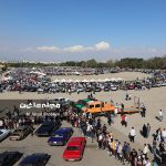 گردهمایی خودروهای کلاسیک در پیست آزادی