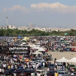 گردهمایی خودروهای کلاسیک در پیست آزادی