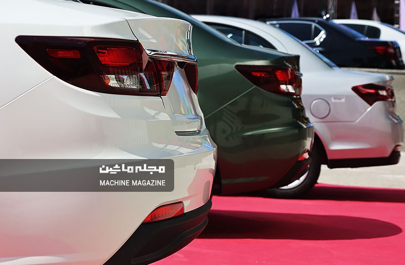 نمای عقب خودروی شاهین و سهند سایپا