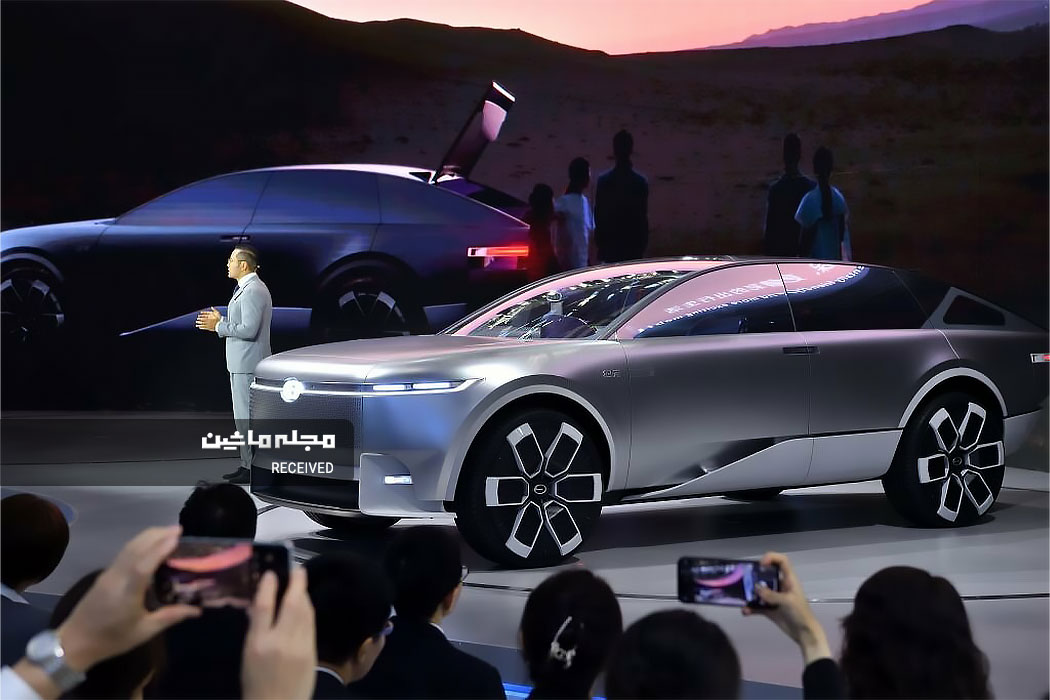 خودروی کانسپت هیدروژنی الکتریکی گک ارا در نمایشگاه خودرو گوانگژو 2023