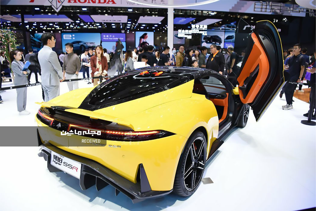 هایپرکار برقی گک آیون هایپراس اس آر چینی در نمایشگاه خودرو گوانگژو 2023