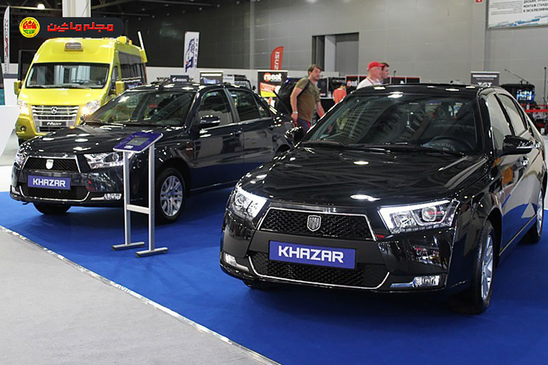 خودرو خزر ایرانخودرو در نمایشگاه خودرو روسیه