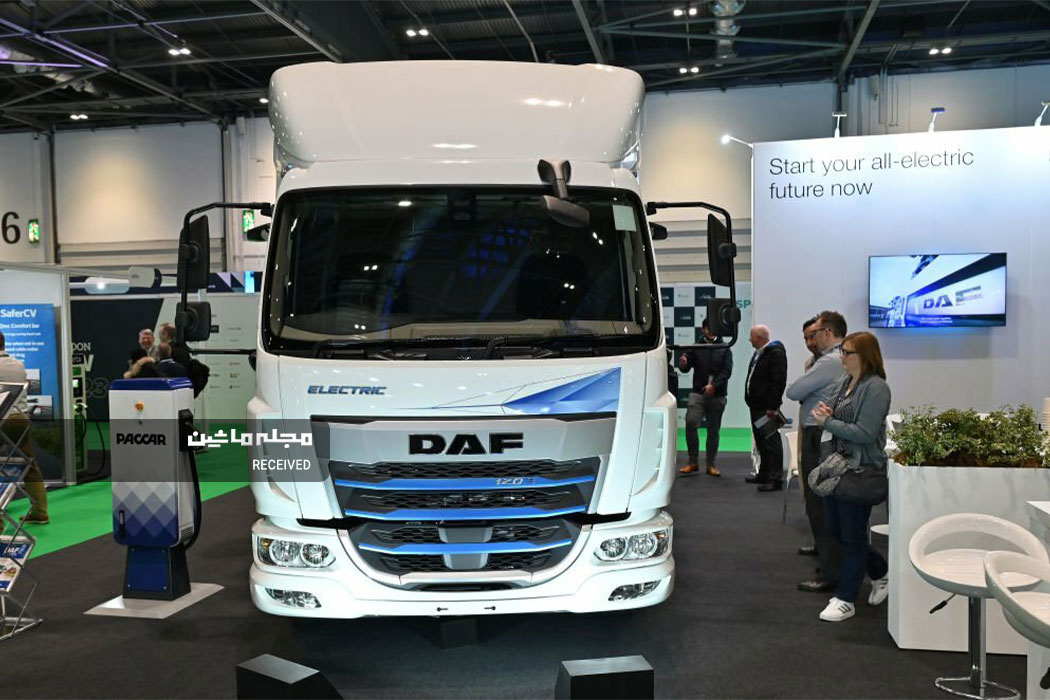 کامیون داف ایکس بی الکتریکی در نمایشگاه خودروهای الکتریکی لندن 2023