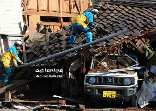 خودروها بعد از زلزله ژاپن