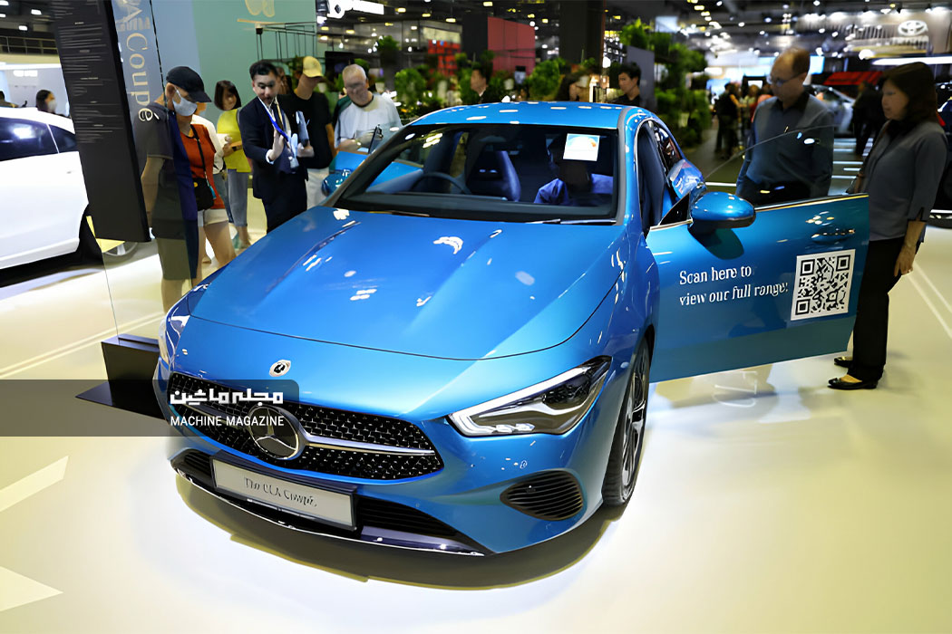 مرسدس بنز سی‌ال‌ای کوپه در نمایشگاه خودرو سنگاپور 2024