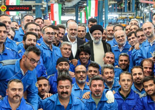 رئیس جمهور در روز کارگر، میهمان کارگران ایران خودرو دیزل بود