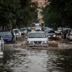 سیل مشهد در جان خودروها