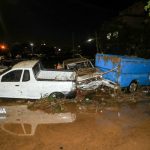 سیل مشهد در جان خودروها