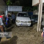 سیل مشهد در جان خودروها