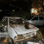 سیل مشهد در جان خودروها