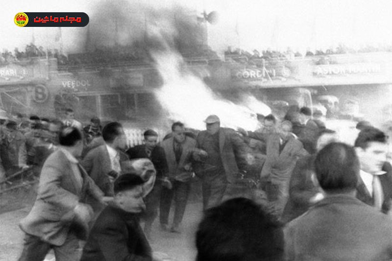 فاجعه مسابقه اتومبیل‌رانی در لمان 1955