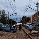 خسارت سنگین به خودروها بعد از سیل اسپانیا