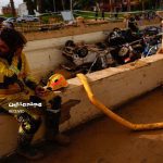 خسارت سنگین به خودروها بعد از سیل اسپانیا