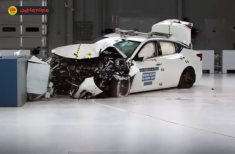 نیسان آلتیما 2025 در تست‌های تصادف IIHS مردود شد