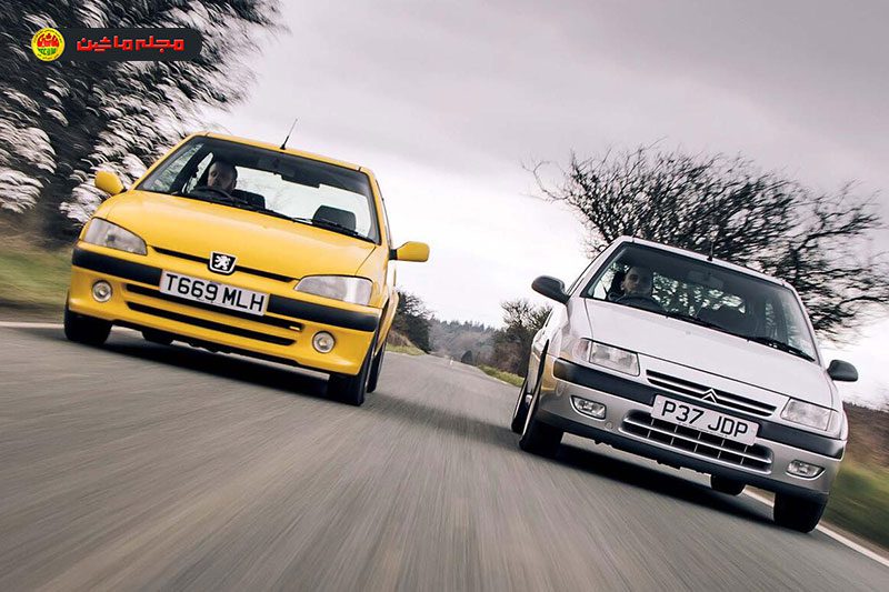پژو 106 GTI در برابر سیتروئن ساکسو VTS
