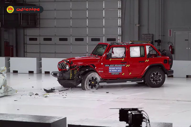 عملکرد درخشان جیپ رانگلر ۲۰۲۴ فیس‌لیفت در IIHS