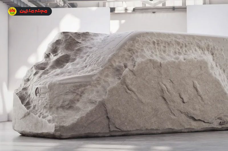 رونمایی مرسدس بنز از مجسمه «THE BOuLDER»: جشن ۱۳۰ سالگی ون‌ها