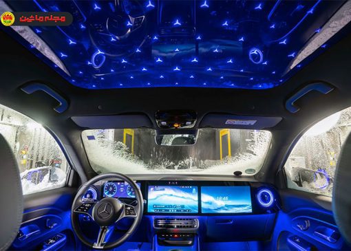 مرسدس‌بنز GLB جدید با داشبورد تمام‌نمایشگر و نورپردازی ستاره‌ای