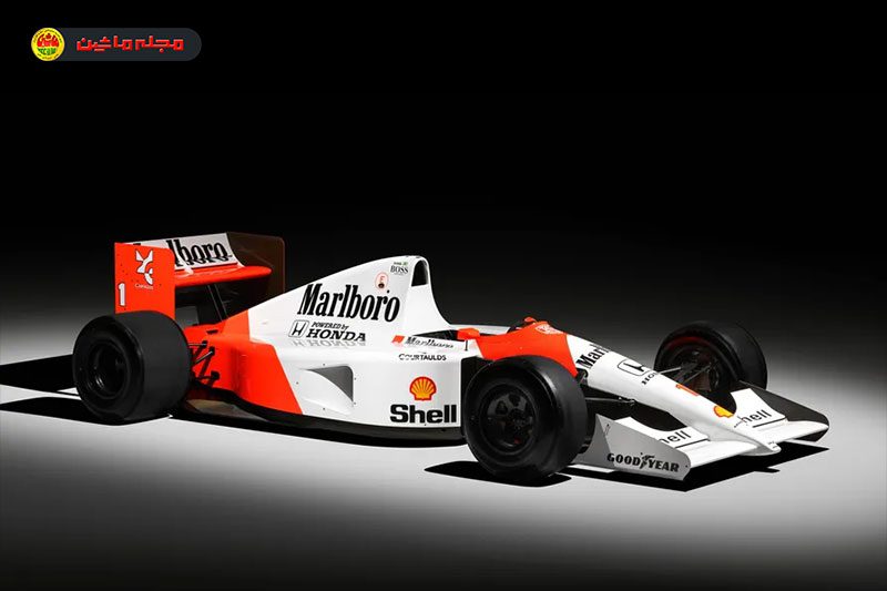 خودروی افسانهای مکلارن MP4/6 سنا با قیمت بیش از ۹ میلیون پوند مکلارن MP4/6 سنا