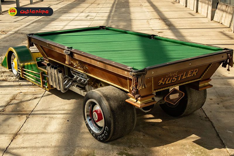 هات‌راد عجیب با میز بیلیارد و موتور همی