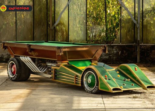 هات‌راد عجیب با میز بیلیارد و موتور همی