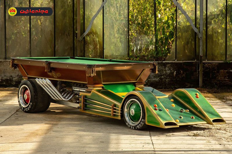 هات‌راد عجیب با میز بیلیارد و موتور همی