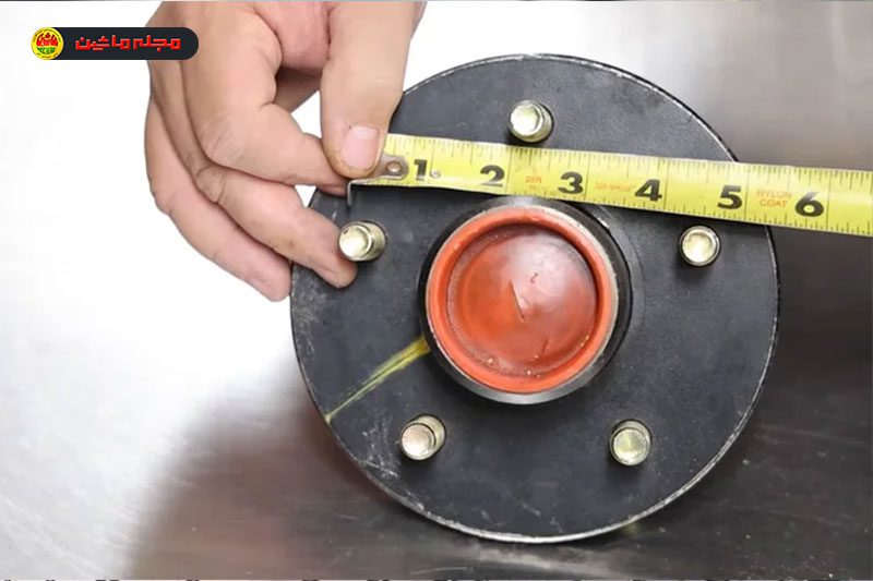 راهنمای اندازه‌گیری الگوی پیچ چرخ