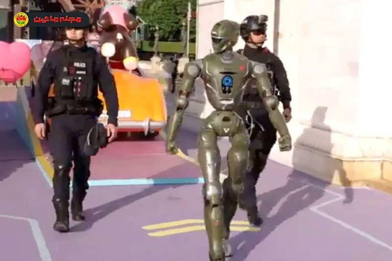 ربات پلیس انسان‌نما شبیه «ترمیناتور» در گشت‌زنی پلیس چین